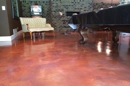 Interior Concrete Floors Dallas Tx Acid Stain Epoxy Coating